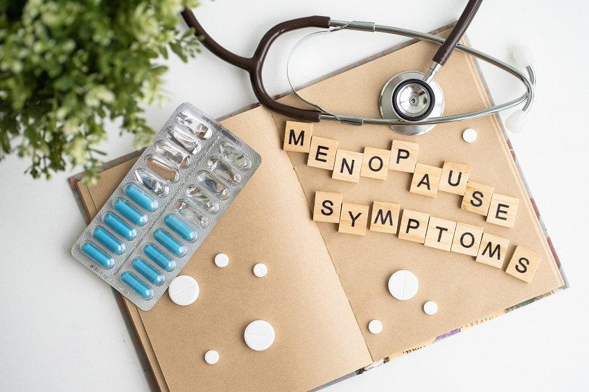 the inscription from the letters menopause symptoms