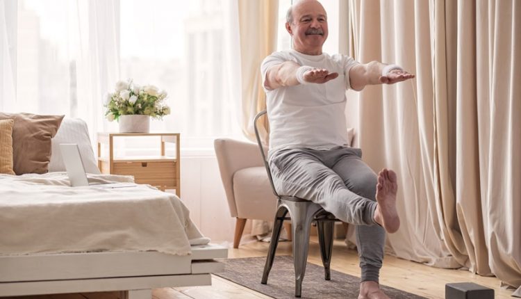 Chair yoga for seniors