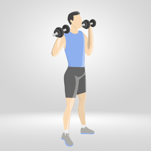 Dumbbell Triceps Exercises for the Elderly