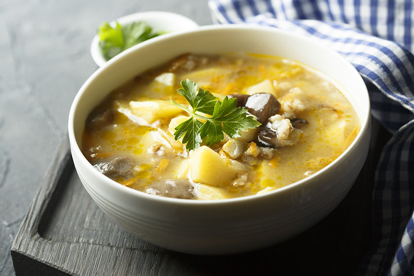 One Bowl of Mushroom soup