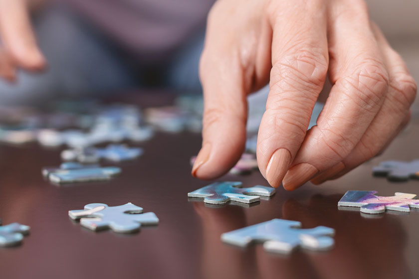 Puzzles for dementia patients