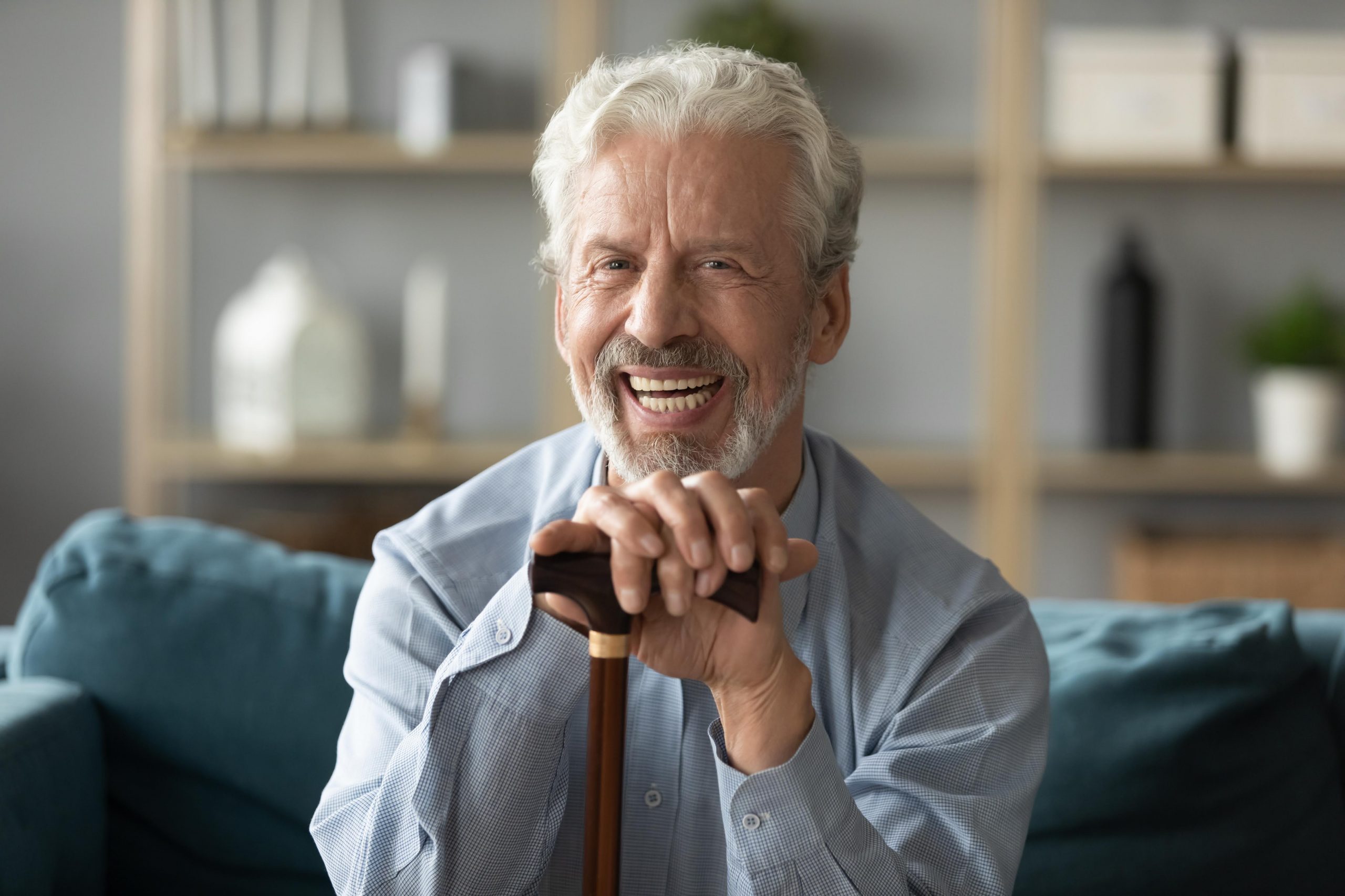 Senior Man Smiling to the Camera