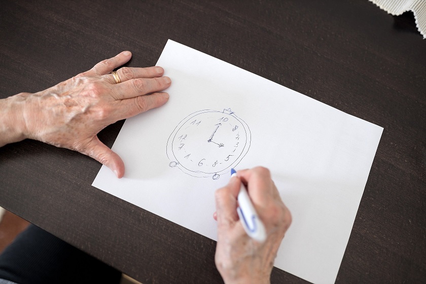 High,Angle,Close-up,View,Of,A,Senior,Caucasian,Woman's,Hands